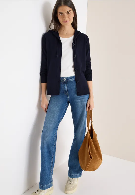 Cardigan mit Kapuze urban dark blue