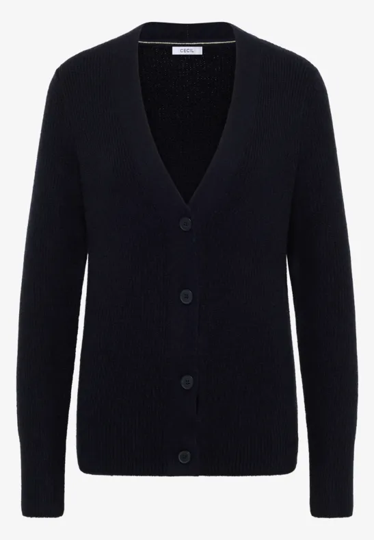 Cardigan avec détail structuré urban dark blue