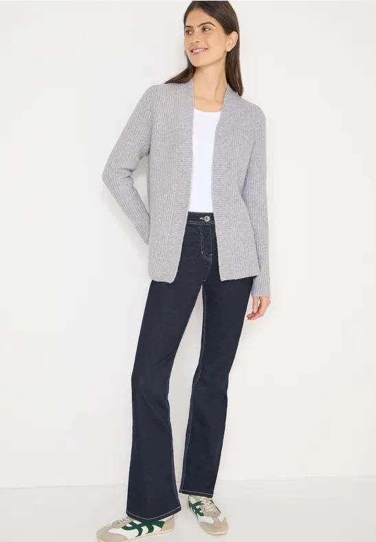 Offener Cosy Cardigan luna grey melange