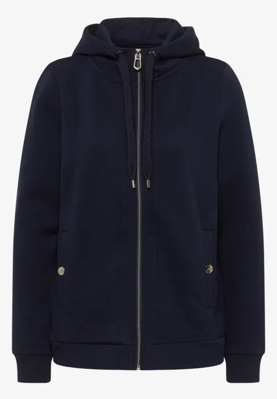 Sweatjacke mit Kapuze urban dark blue