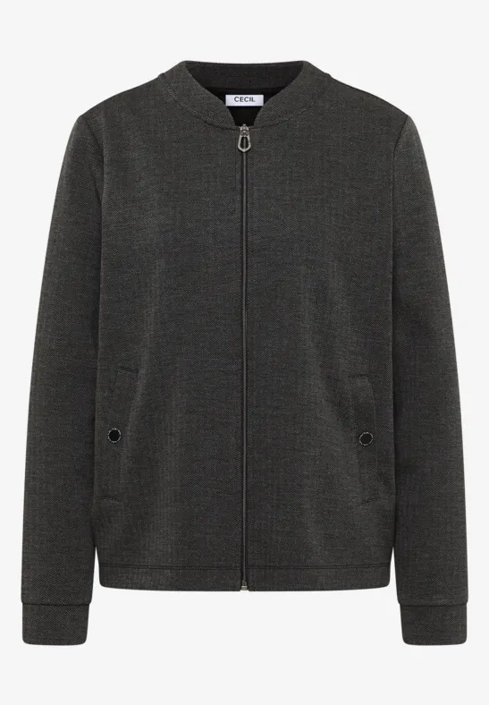 Herringbone Jacke Black