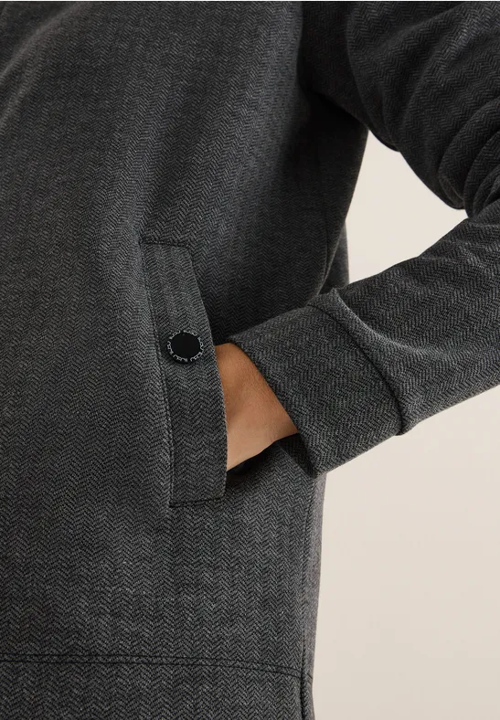 Herringbone Jacke Black