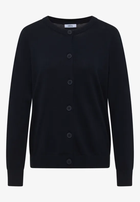 Cardigan de base universal blue