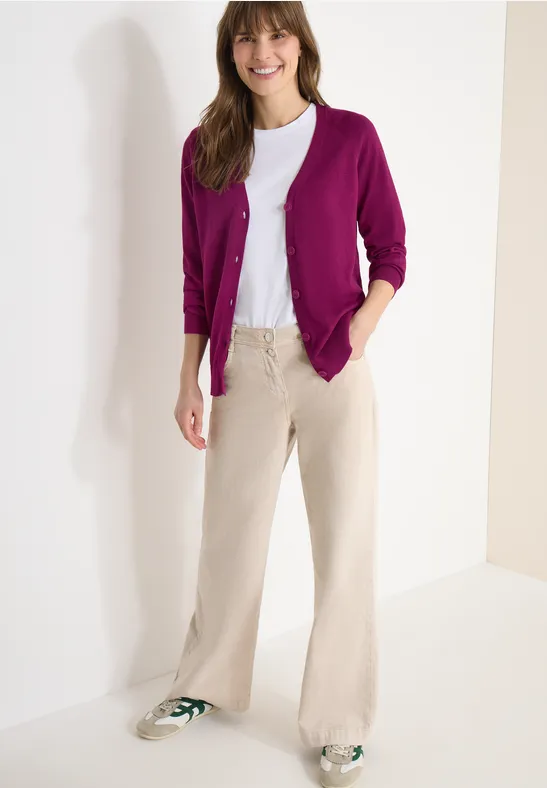 Basis vest magenta purple