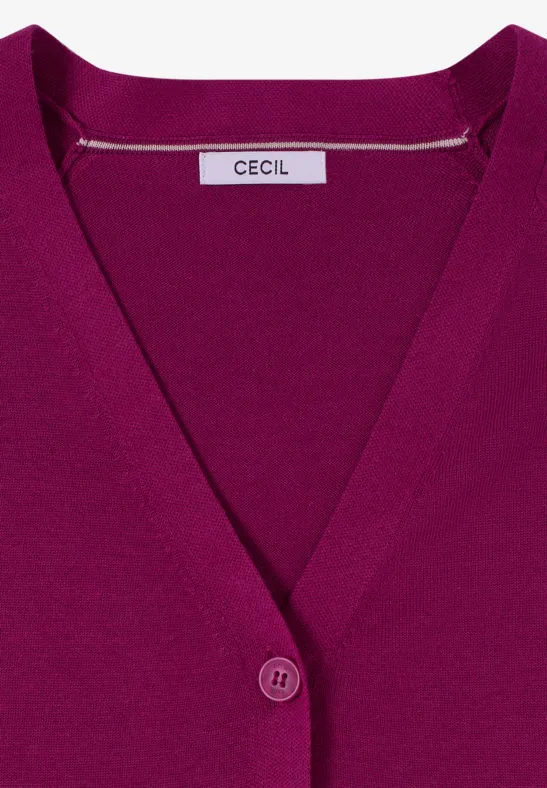 Basis vest magenta purple