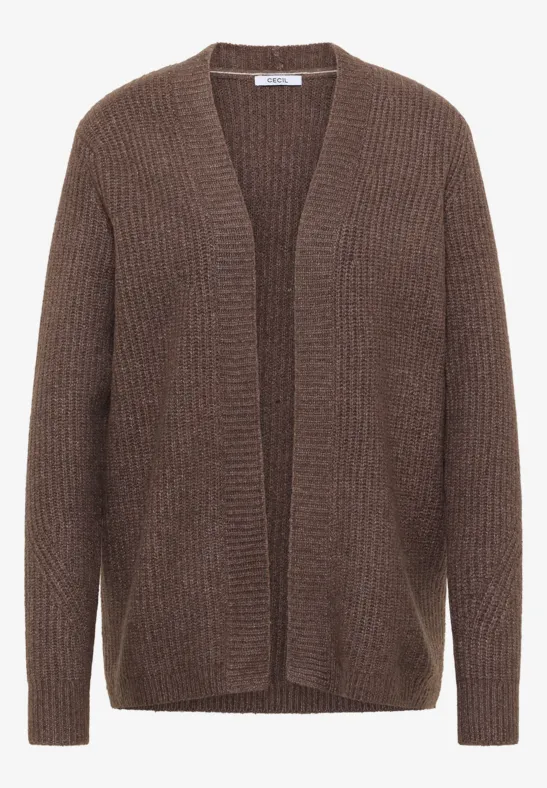Cardigan structuré mushroom taupe melange