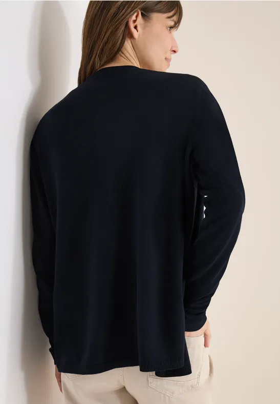 Cardigan de base universal blue