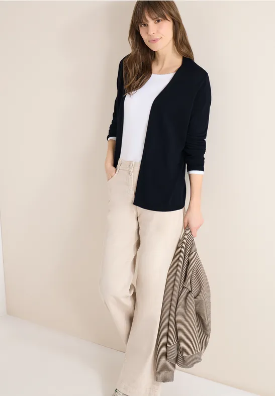 Cardigan de base universal blue