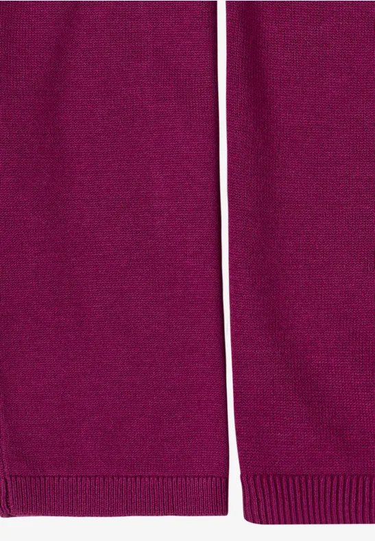 Cardigan de base magenta purple