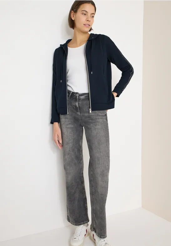 Gallonstreifen Sweatjacke universal blue