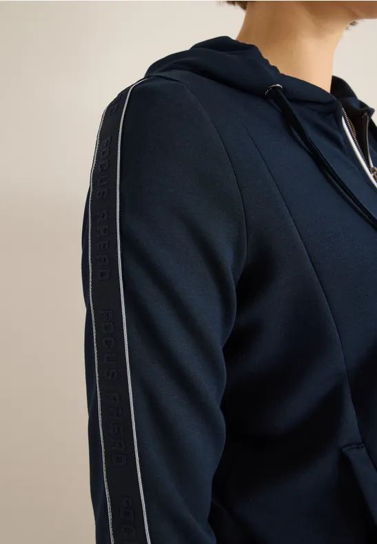 Gallonstreifen Sweatjacke universal blue