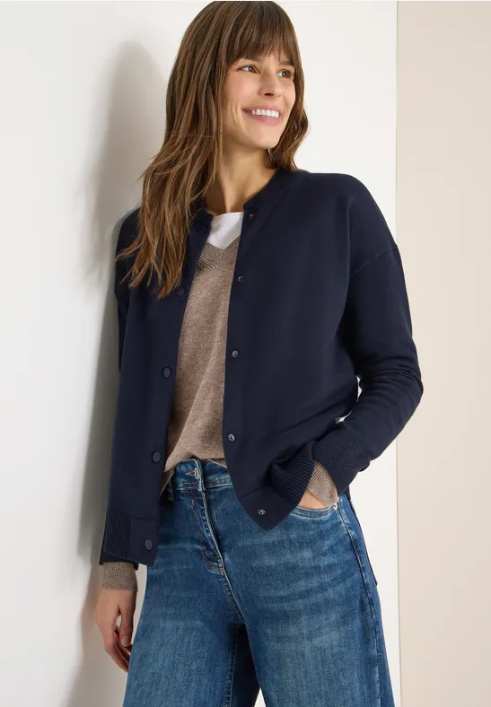 Cardigan collège cosy universal blue