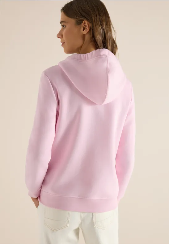 Hoodie Jacke light blush rose