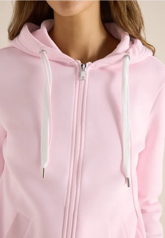 Hoodie Jacke light blush rose