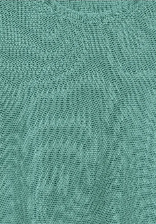 Strukturpullover adriatic green