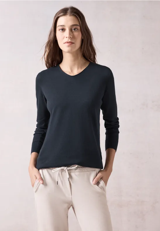 Pull-over deep petrol