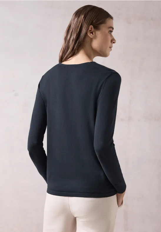 Pull-over deep petrol