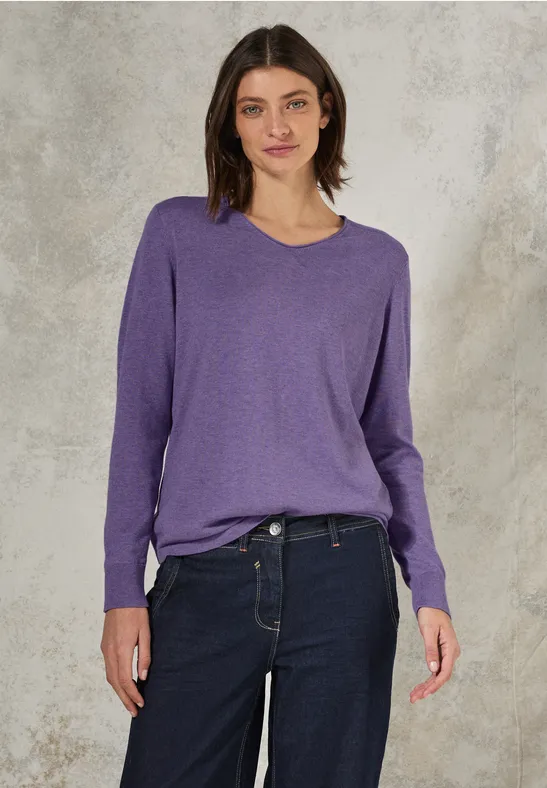 Pull-over gentle lilac melange