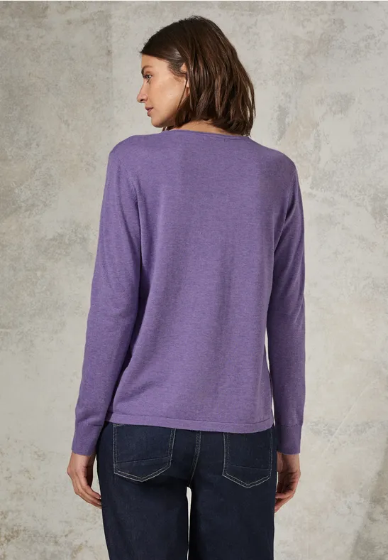 Pull-over gentle lilac melange