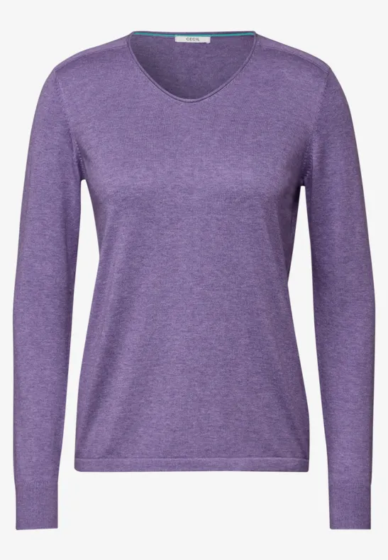 Pull-over gentle lilac melange