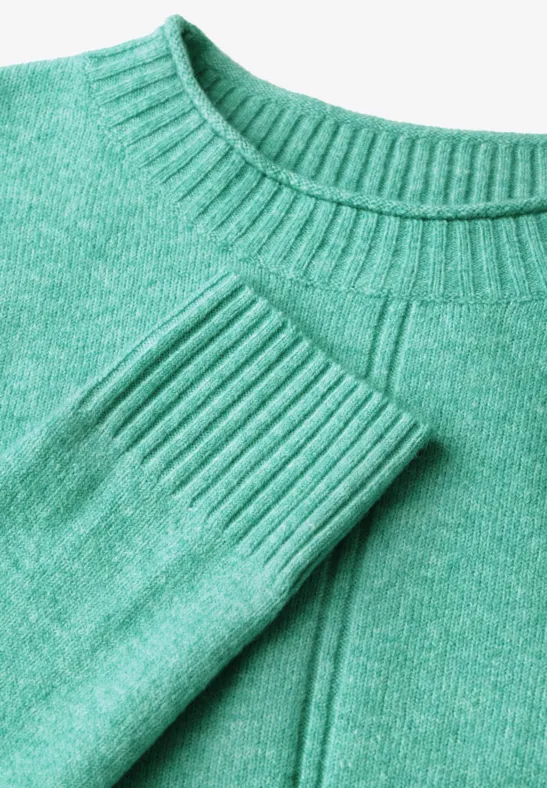 Kuscheliger Pullover aventurine green melange