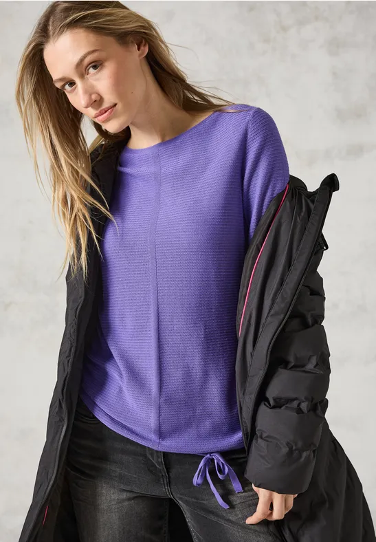 Pull en maille fine wild lilac
