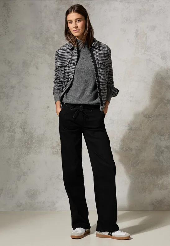 Pull à col montant flint grey melange