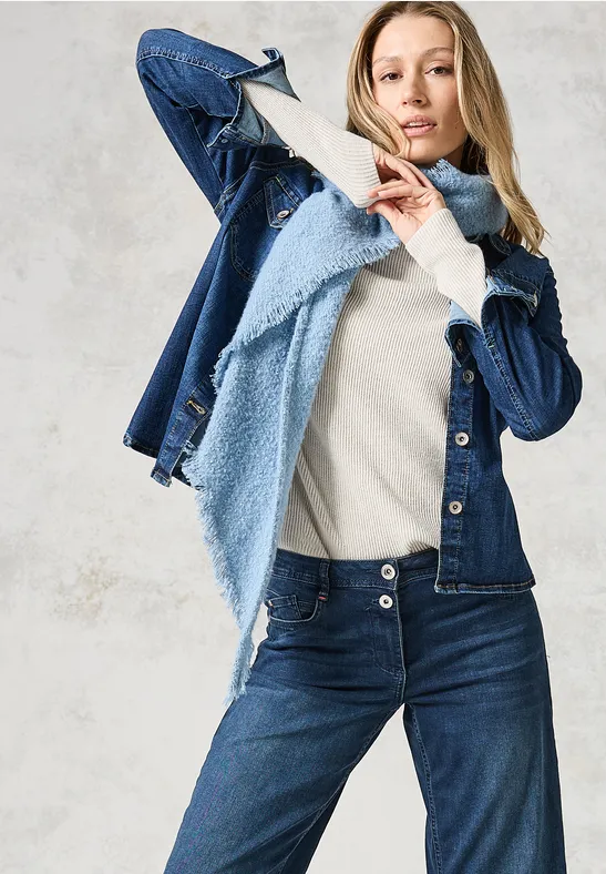 Pull avec turtleneck alabaster beige melange