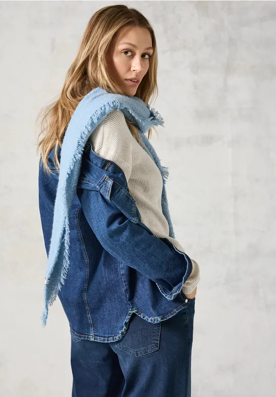 Pull avec turtleneck alabaster beige melange
