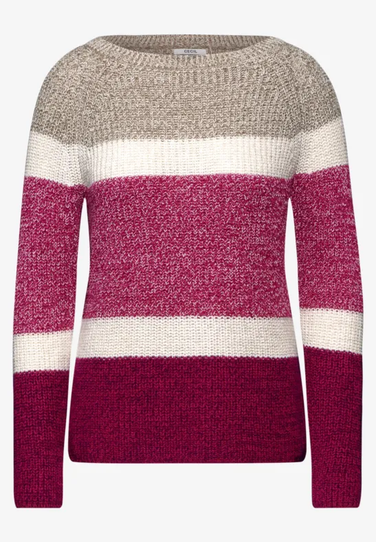 Sweter Mouliné jewel pink