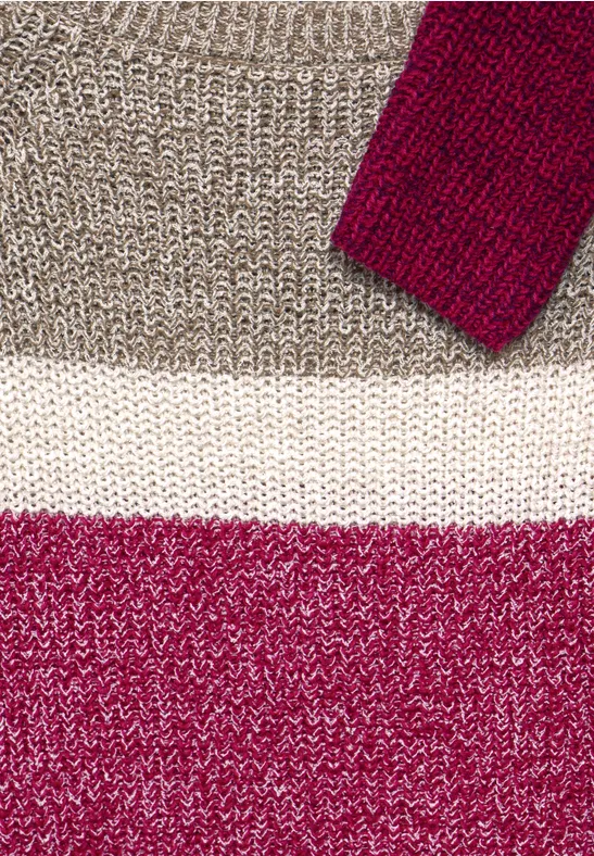 Sweter Mouliné jewel pink