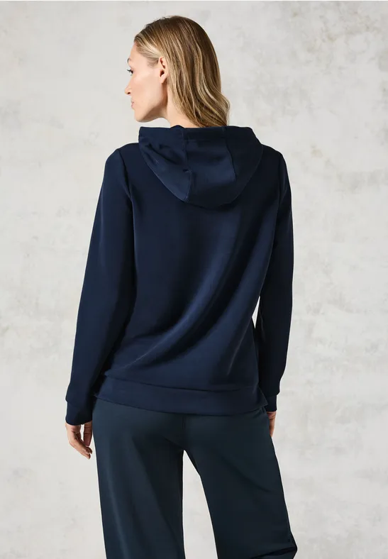 Sweat à capuche deep petrol