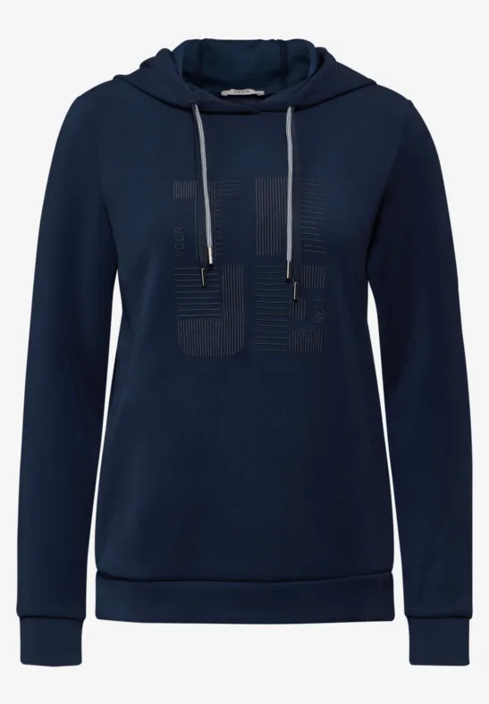 Sweat à capuche deep petrol