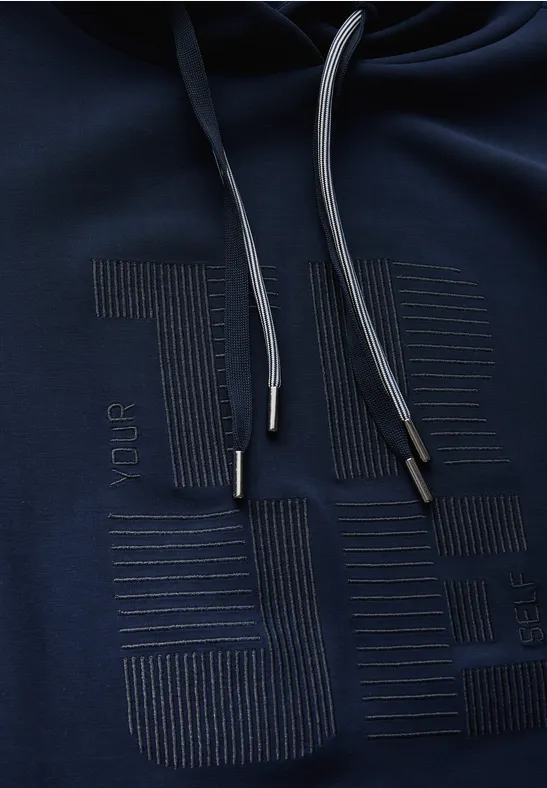 Sweat à capuche deep petrol