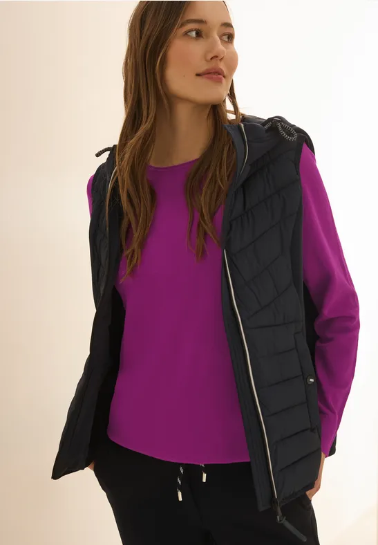 Pull à col rond anemone pink