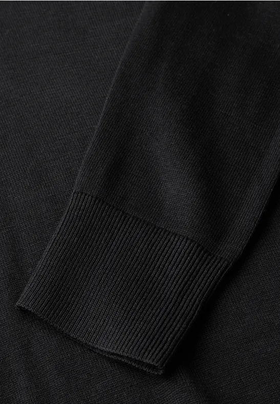 Feinstrickpullover Black