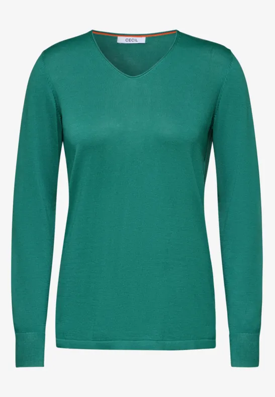 Feinstrickpullover sea green