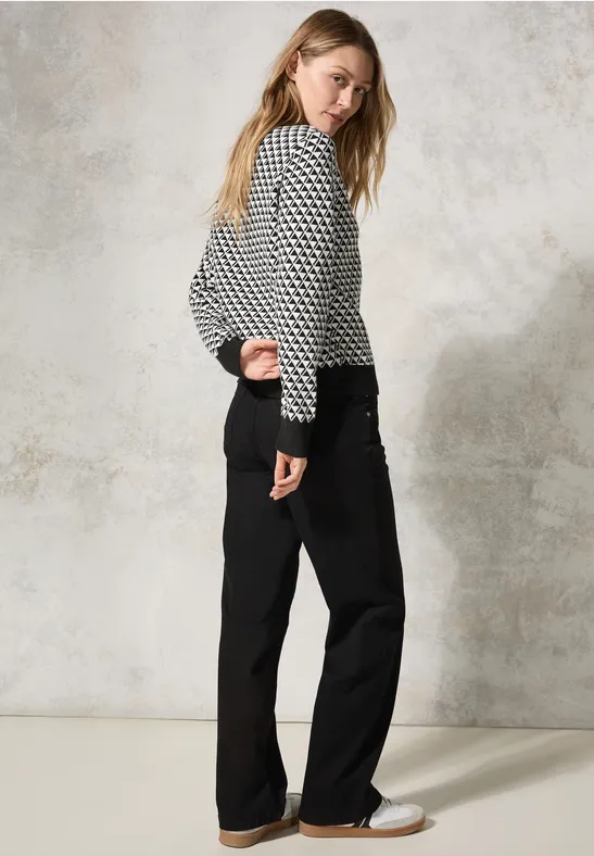 Pull à motifs Black
