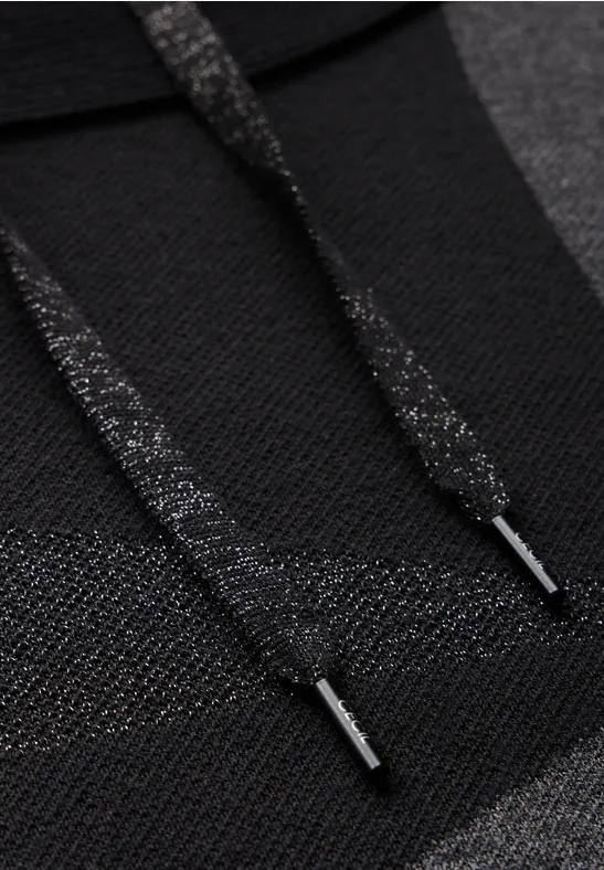 Pull avec détails scintillants Black