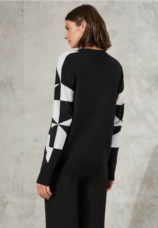 Pull à motifs Black