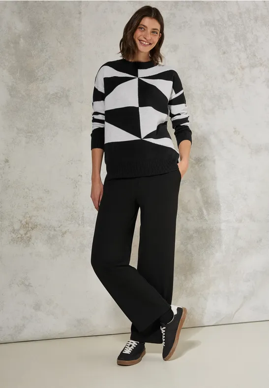 Pull à motifs Black