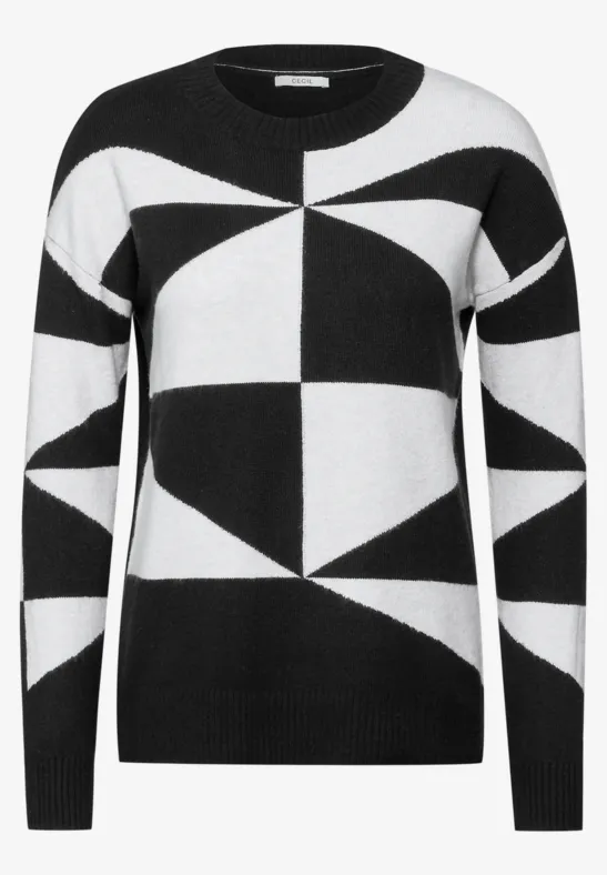 Pull à motifs Black