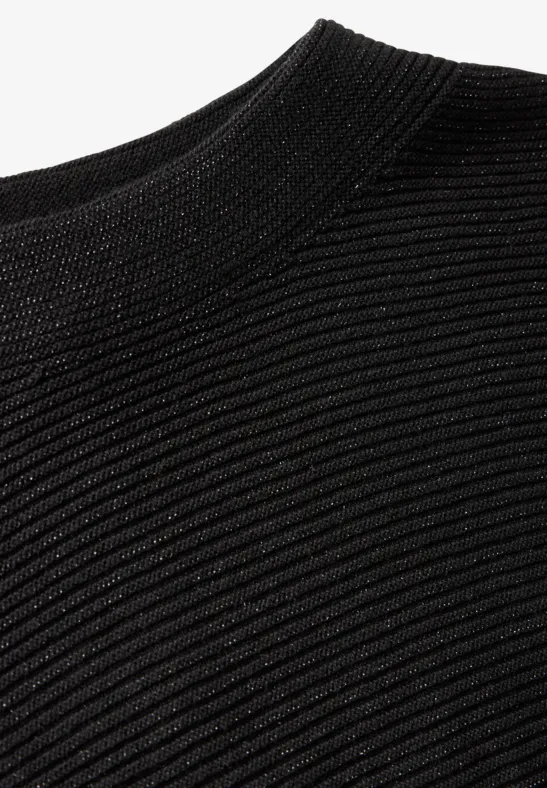 Pullunder mit Glitzerfäden black lurex