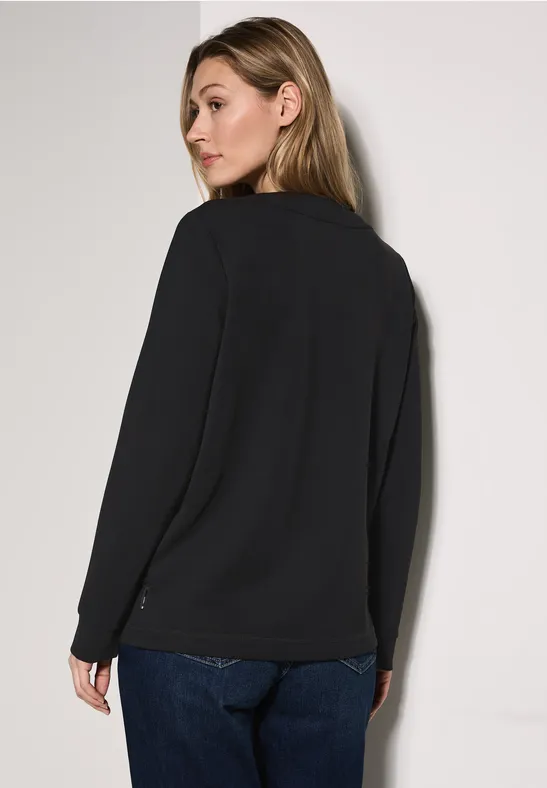 Modalmix Sweatshirt Black