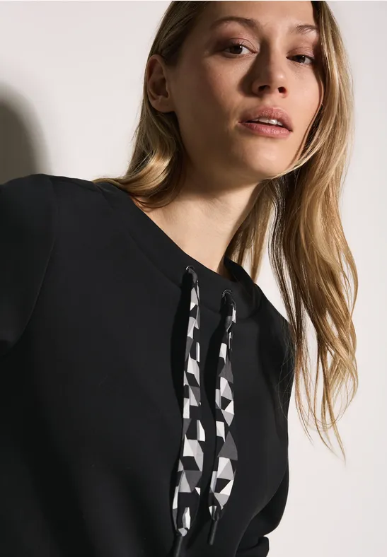 Modalmix Sweatshirt Black