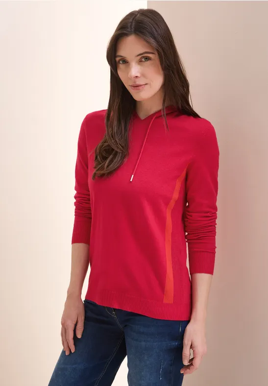 Kuscheliger Hoodie granita red
