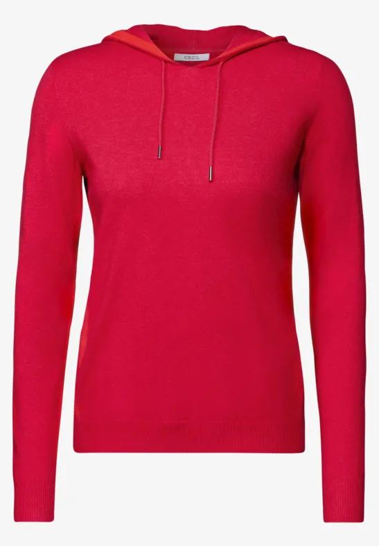 Kuscheliger Hoodie granita red