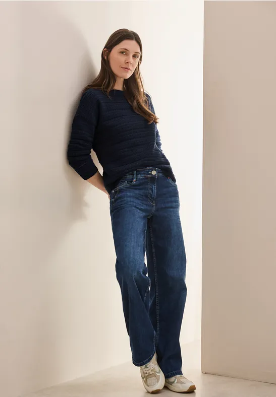 Pull en maille universal blue