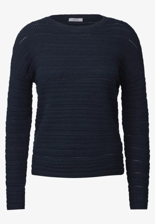 Pull en maille universal blue