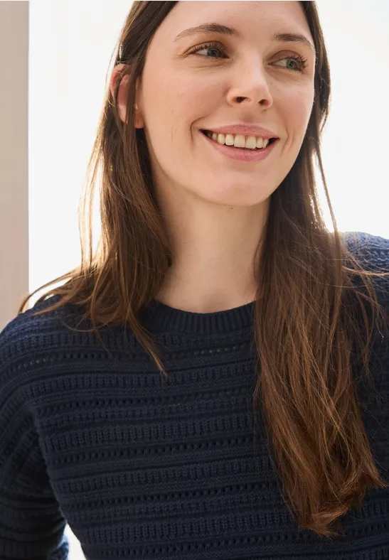Pull en maille universal blue